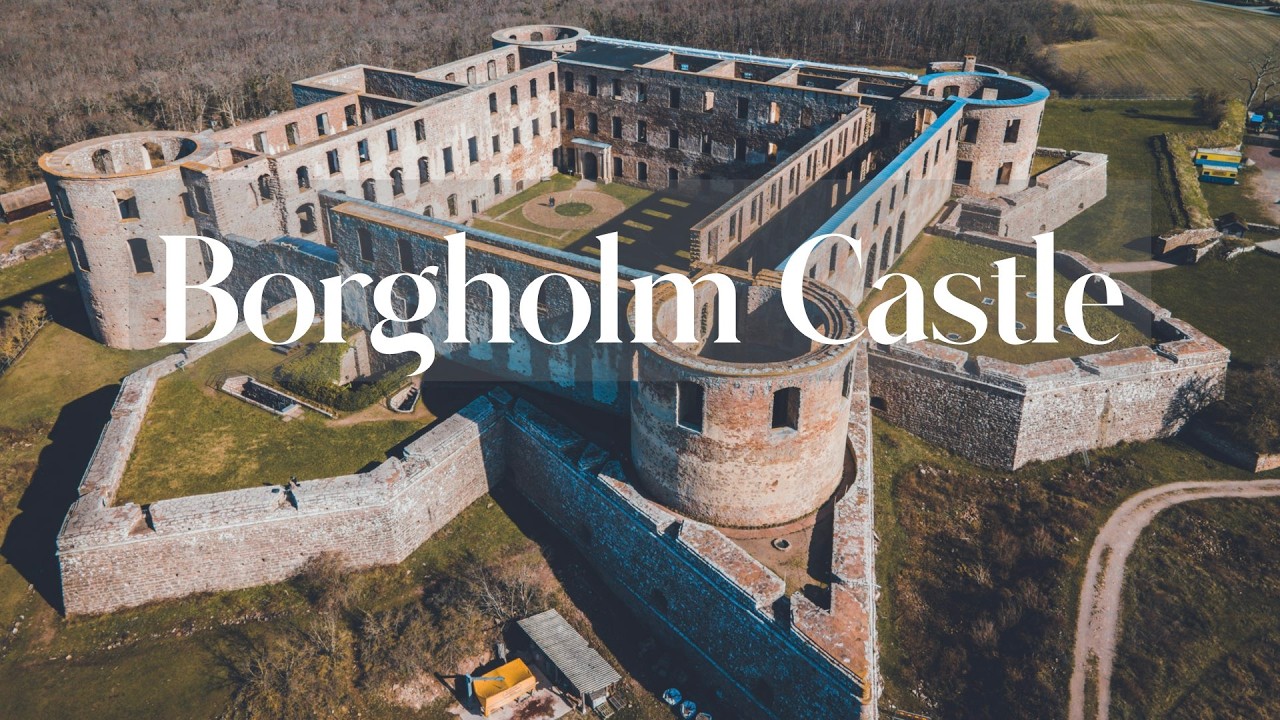 BORGHOLM CASTLE | Sweden by Drone in 4K - DJI Mavic Air 2