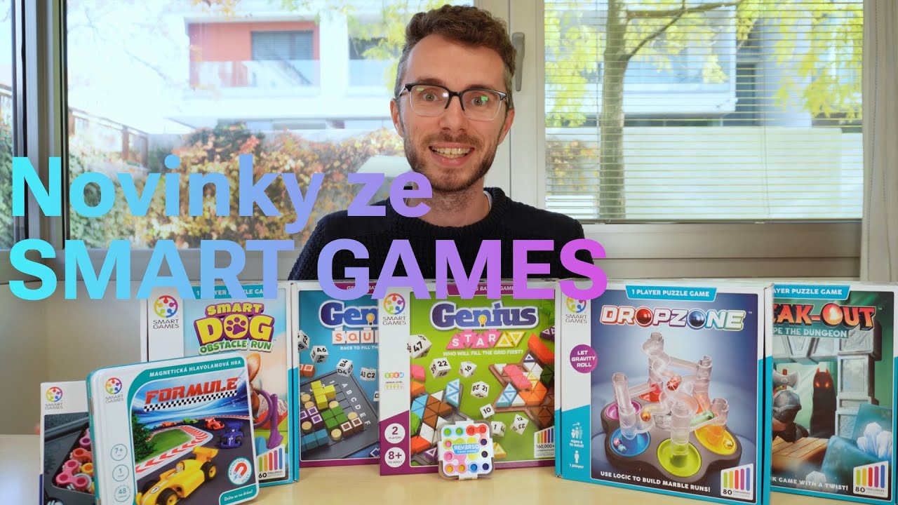 Novinky ze SMART GAMES: Nové hlavolamy pro dva 🧠, Formule 🏎️ i dobrodružné výpravy do podzemí 🪙