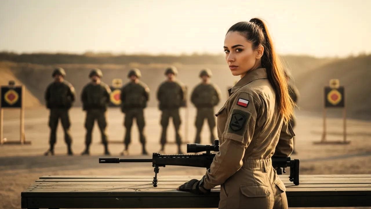 „Mogę pożyczyć twój karabin?” — Kiedy snajperzy GROM zawiedli, ona dokonała 100 trafień z rzędu!