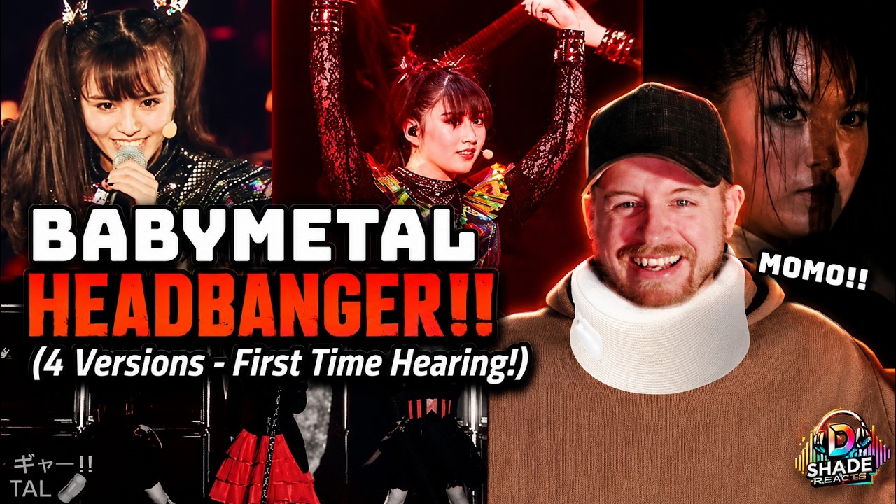 BABYMETAL - HEADBANGER - First Time Hearing! 4 versions! (MV, Legend 1997, Moa & Momo Bangers!)
