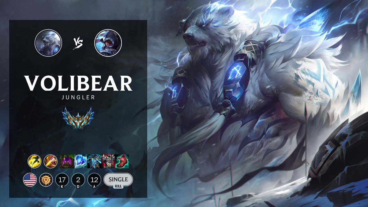 Volibear Jungle vs Talon - NA Challenger Patch 12.16