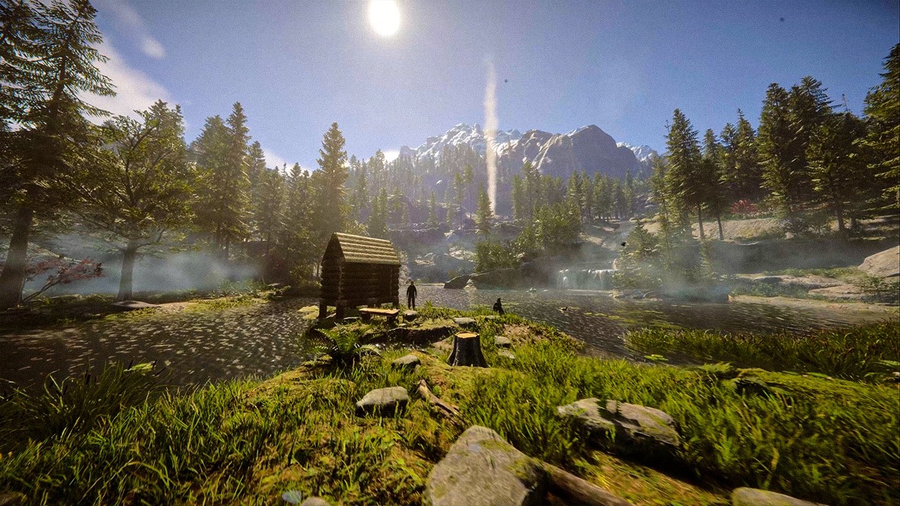I Built my first shelter by the Lake