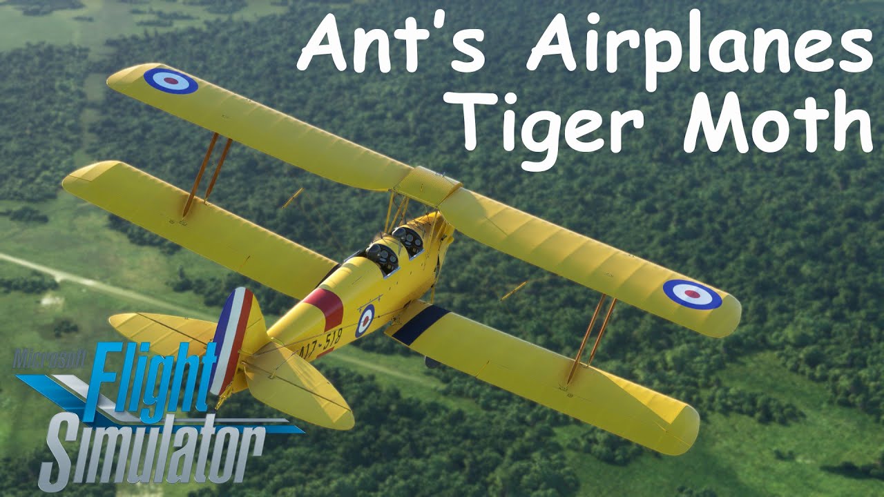 MSFS Ant's Airplanes Tiger Moth Review & Tutorial
