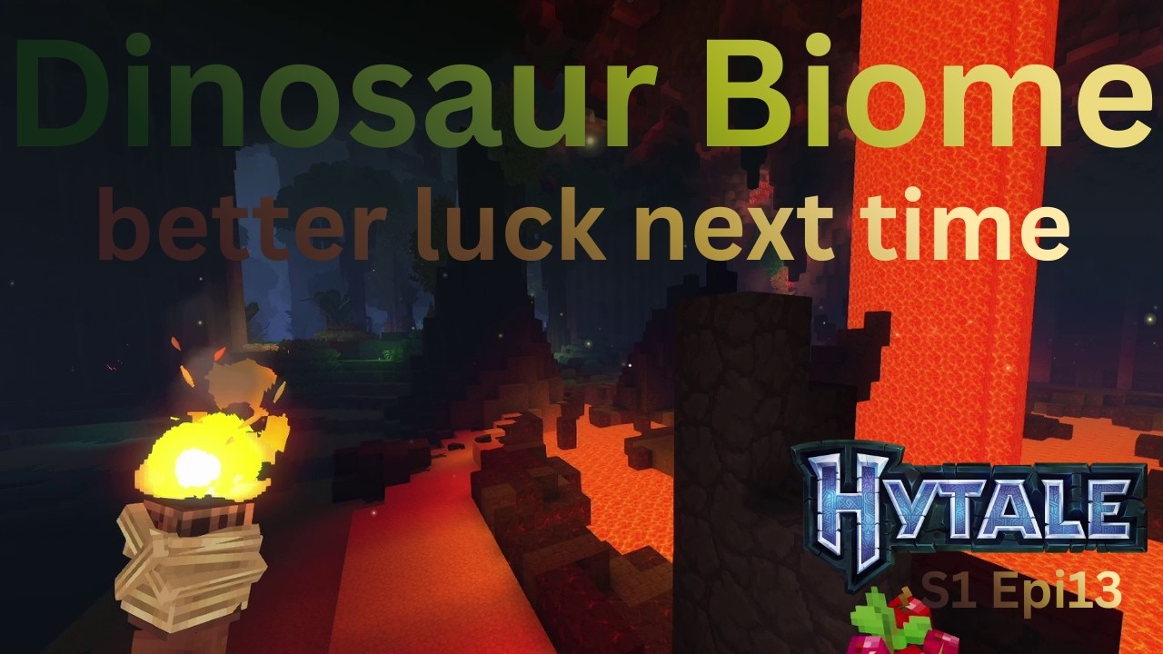 Dinosaur Biome Hytale Gameplay S1Epi13