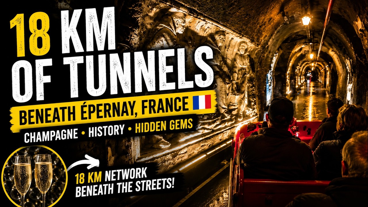 France: Hidden Champagne Tunnels & Secret Restaurants You NEED to See!