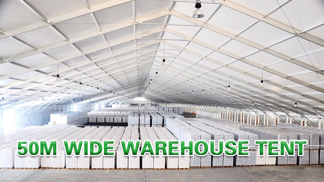 50m Wide Warehouse Tent, wareshou structure from Liri Tent