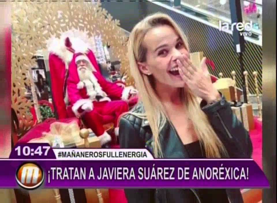 Tratan a Javiera Suárez de anoréxica