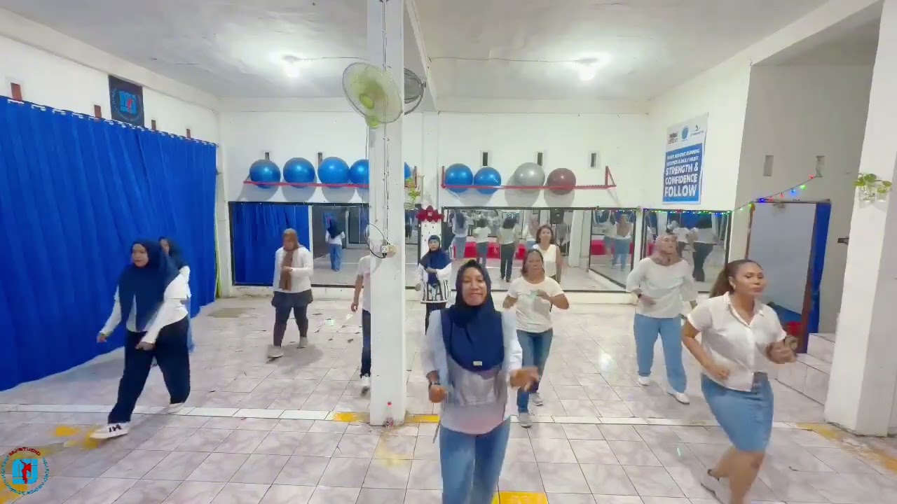 FOR MY HEART|ch by Vee Trias, dkk(INA)|Line Dance|Instr Leni|Mj'studio|North Lombok🇮🇩