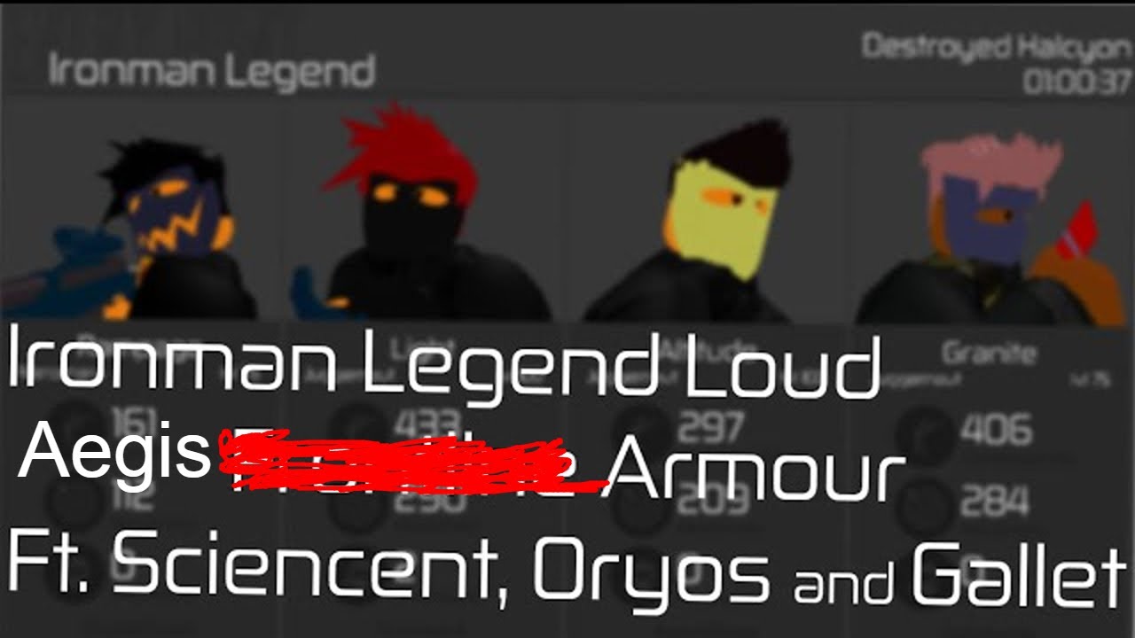 Ironman Legend Loud - with Sciencent, Oryos and Gallet (Aegis Armor) (Entry Point)