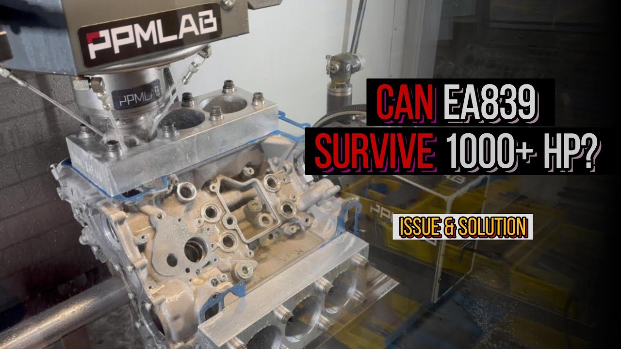 VW EA839 from High horsepower Audi S4/S5 , issues of OE blocks and PPMLAB wet conversion for  1000hp