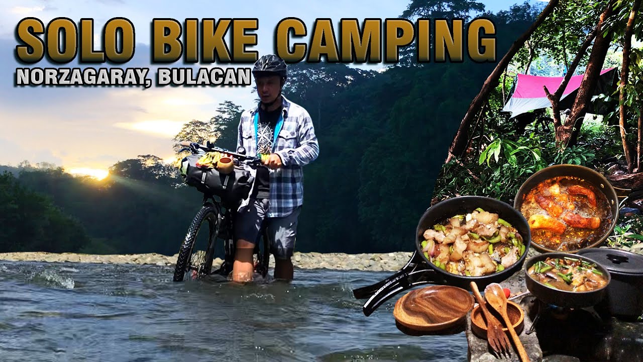 Solo Bikepacking & Camping w/ Relaxing Nature Sound, Hammock Shelter, Edwin Farm Resort, Norzagaray