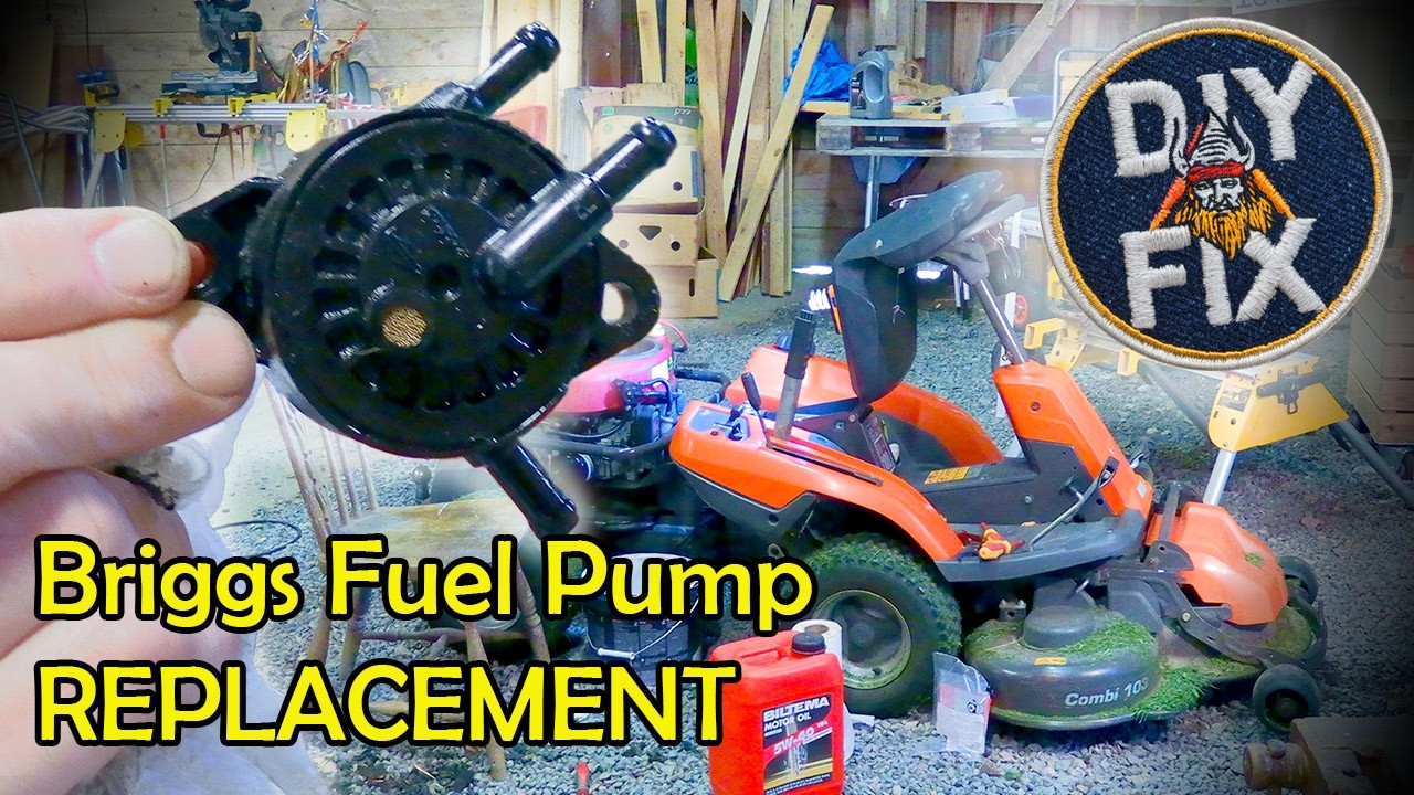 Super Simple Fuel Pump Replacement for Briggs and Stratton