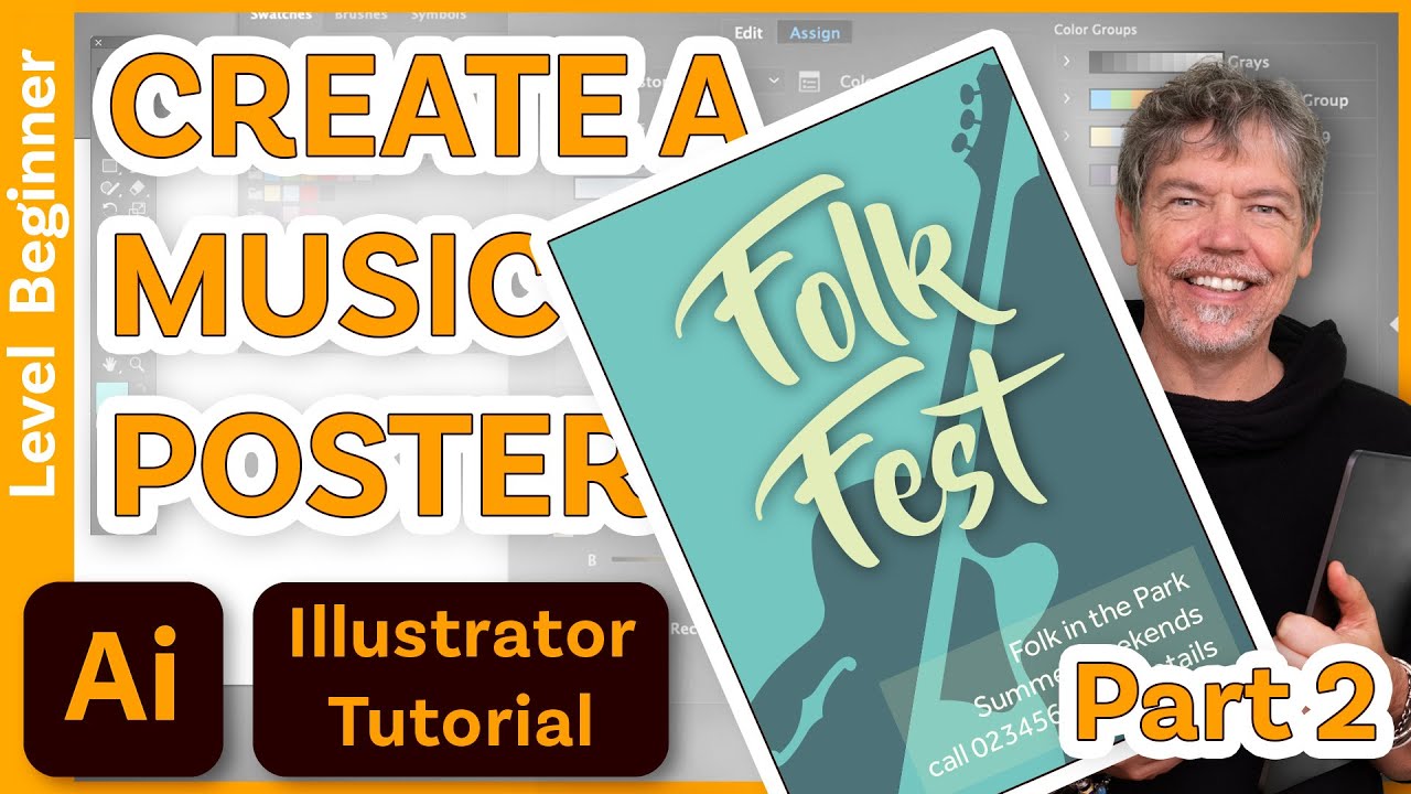 Научитесь создавать профессиональный музыкальный постер в Adobe Illustrator &mdash; Часть 2