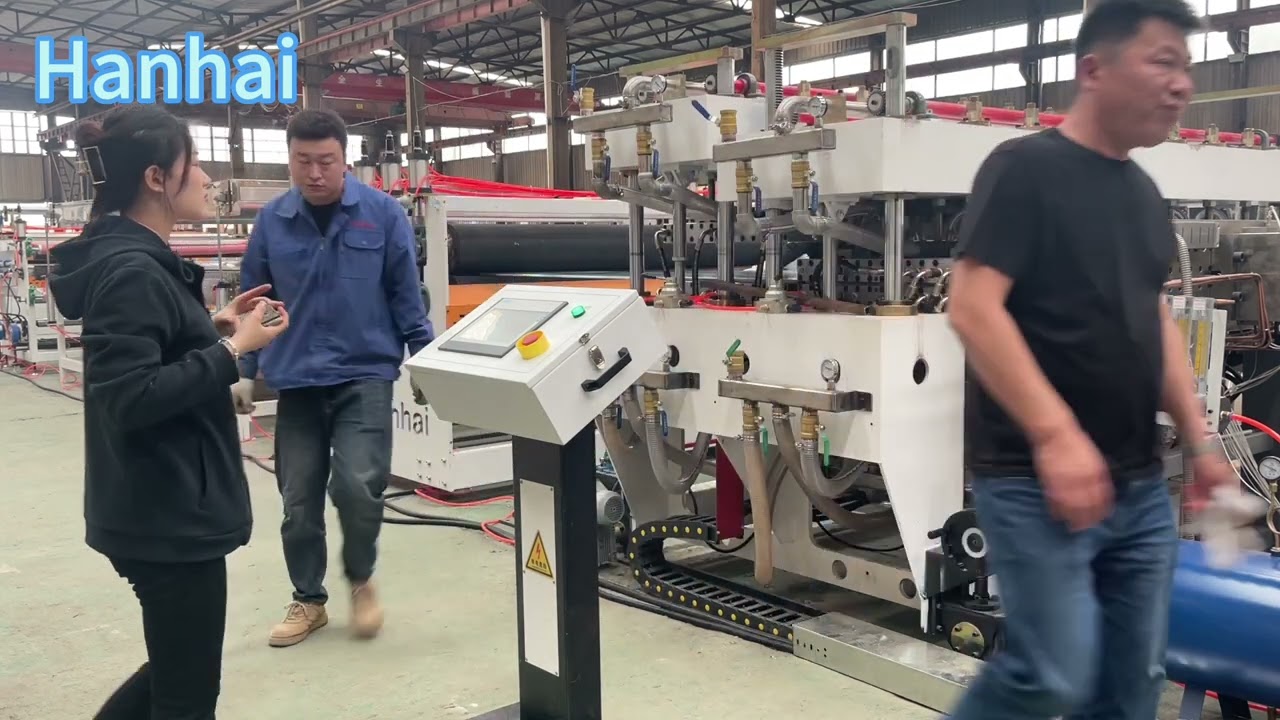 Polycarbonate hollow board extrusion machine PC hollow corrugated sheet extruder line
