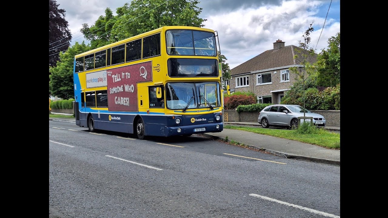 Ride on board Dublin bus ALX400 AX641 Route 7A to Loughlinstown Park 28/01/26