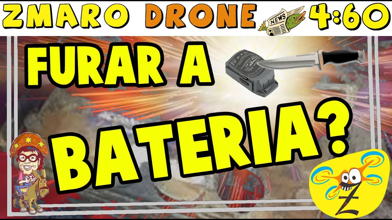 Furar a bateria do drone resolve para desinchar? Posso voar? Veja em 4:60 com Zmaro