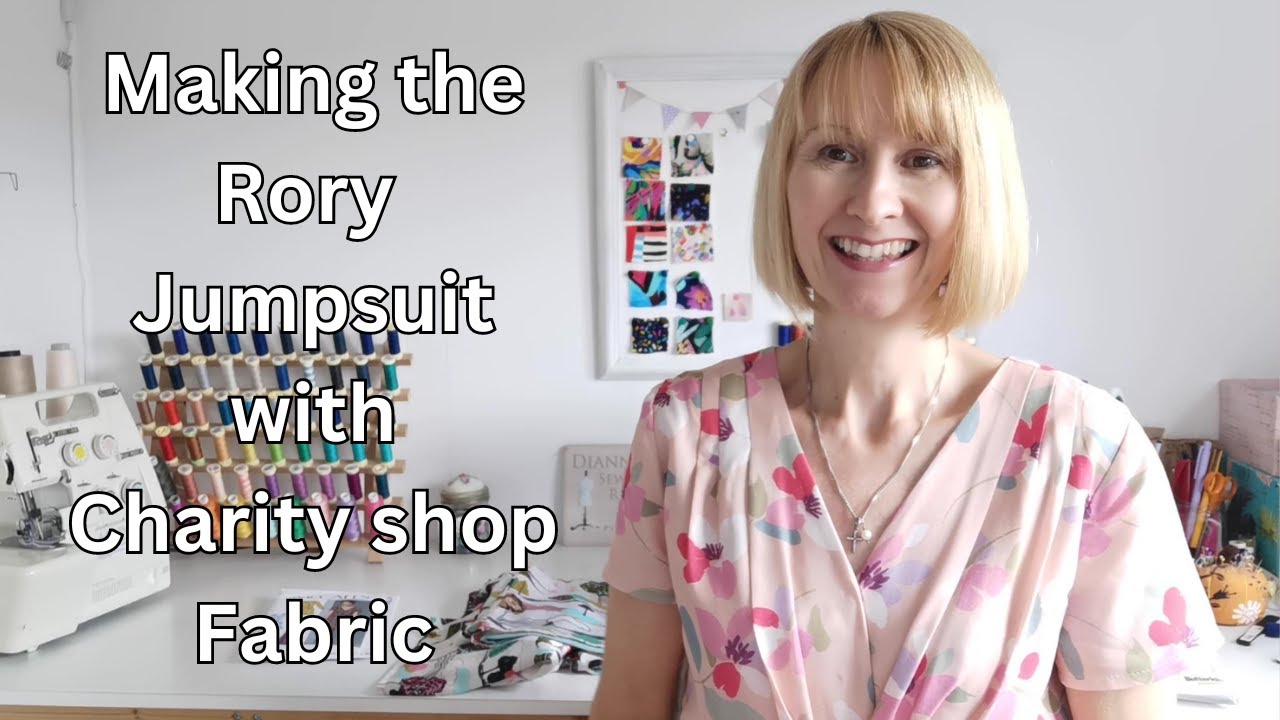 Rory Jumpsuit in Charity Shop fabric