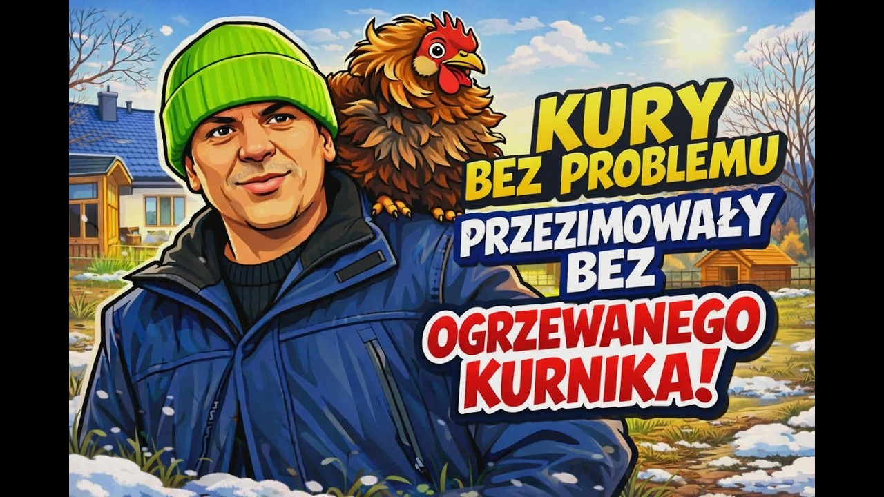 Moje kury przetrwały mroźną zimę bez ogrzewania!