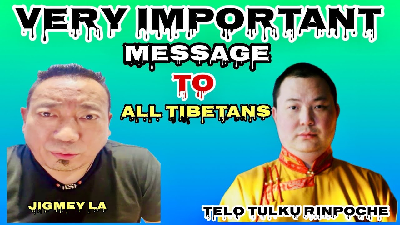 Very important message to all Tibetans from Jigmey La || Ex Varna || please listen at once🙏