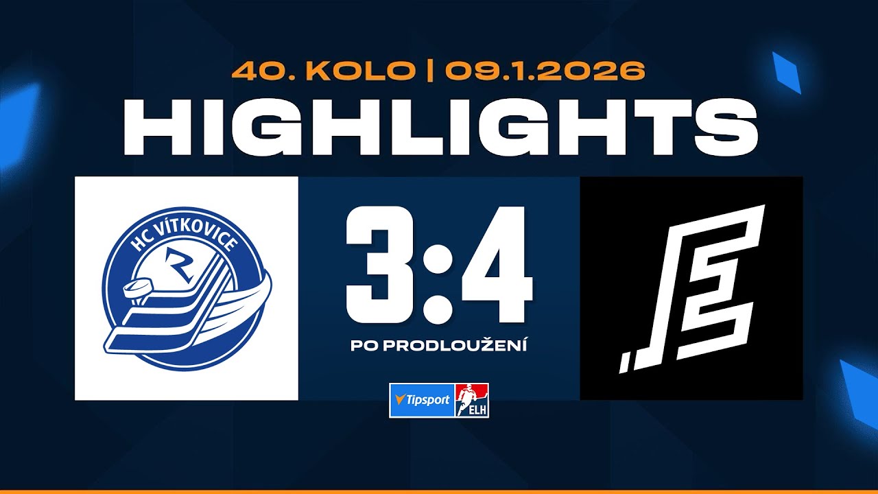Highlights | HC Vítkovice Ridera vs. HC Energie Karlovy Vary 3:4p | 09.01.2026