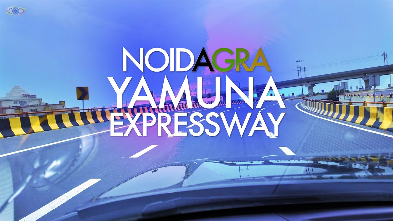 Driving on Yamuna Expressway | Sunny Day Highway Drive Delhi – Agra | 4K HDR