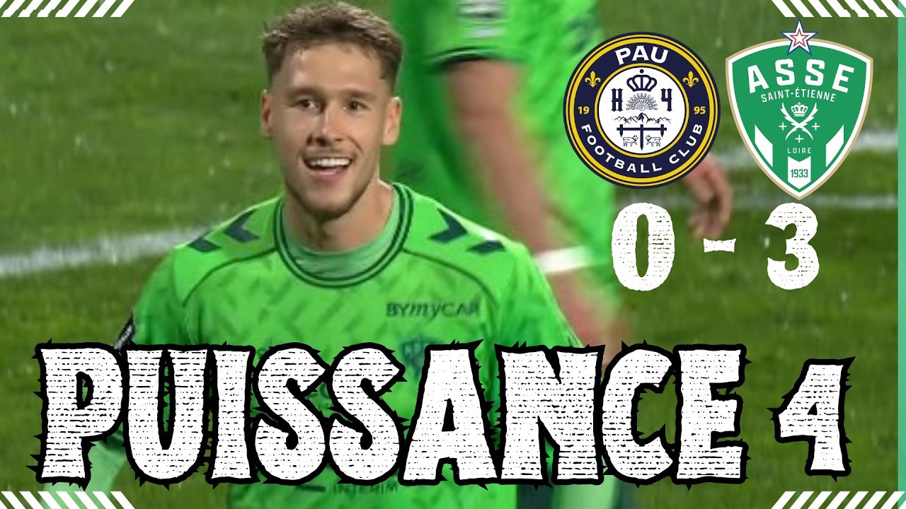 PAU - ASSE Les Verts (provisoirement) leaders !