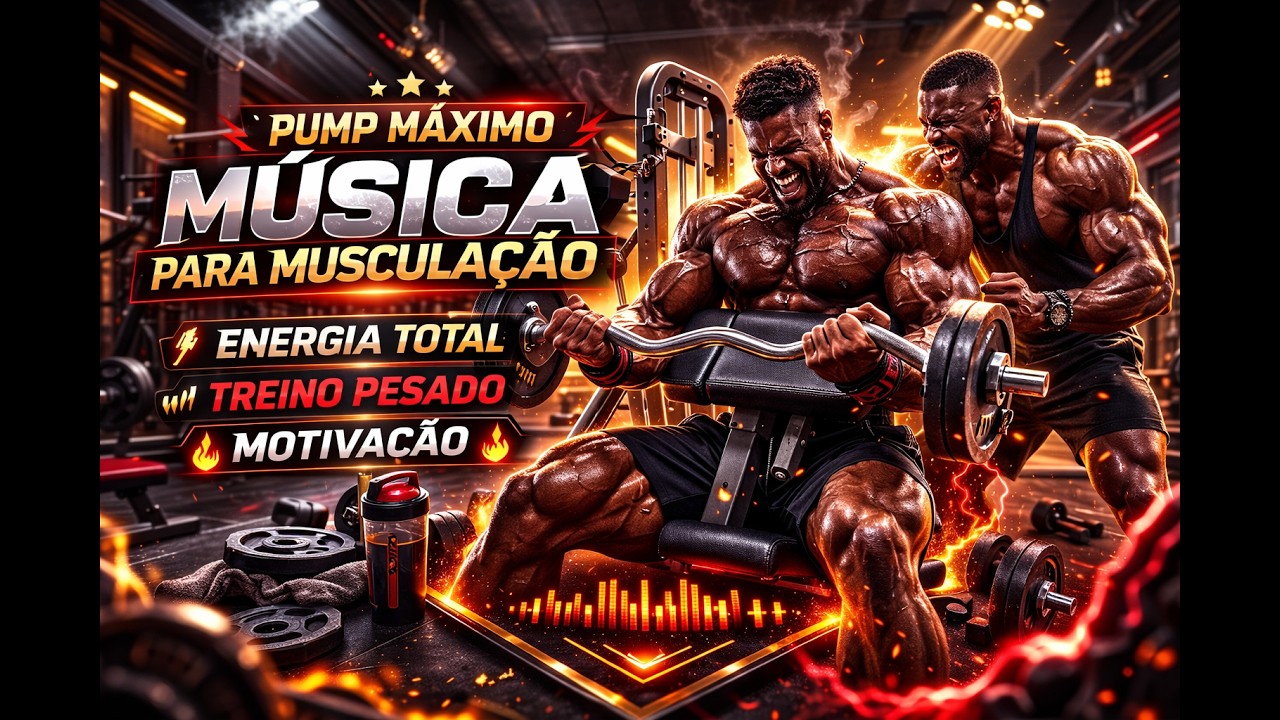 PUMP M&Aacute;XIMO 💪 Workout Rap & Trap 2026 | M&uacute;sica para Treino Pesado, Energia Total, Gym Motivation