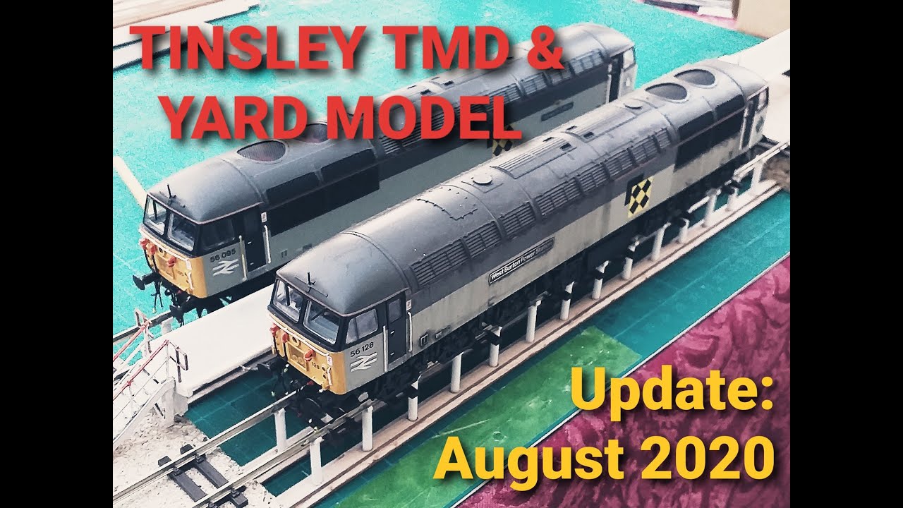 Tinsley TMD & Yard Model. New Update!! Big changes to the depot, A proper TMD with elevated track!!