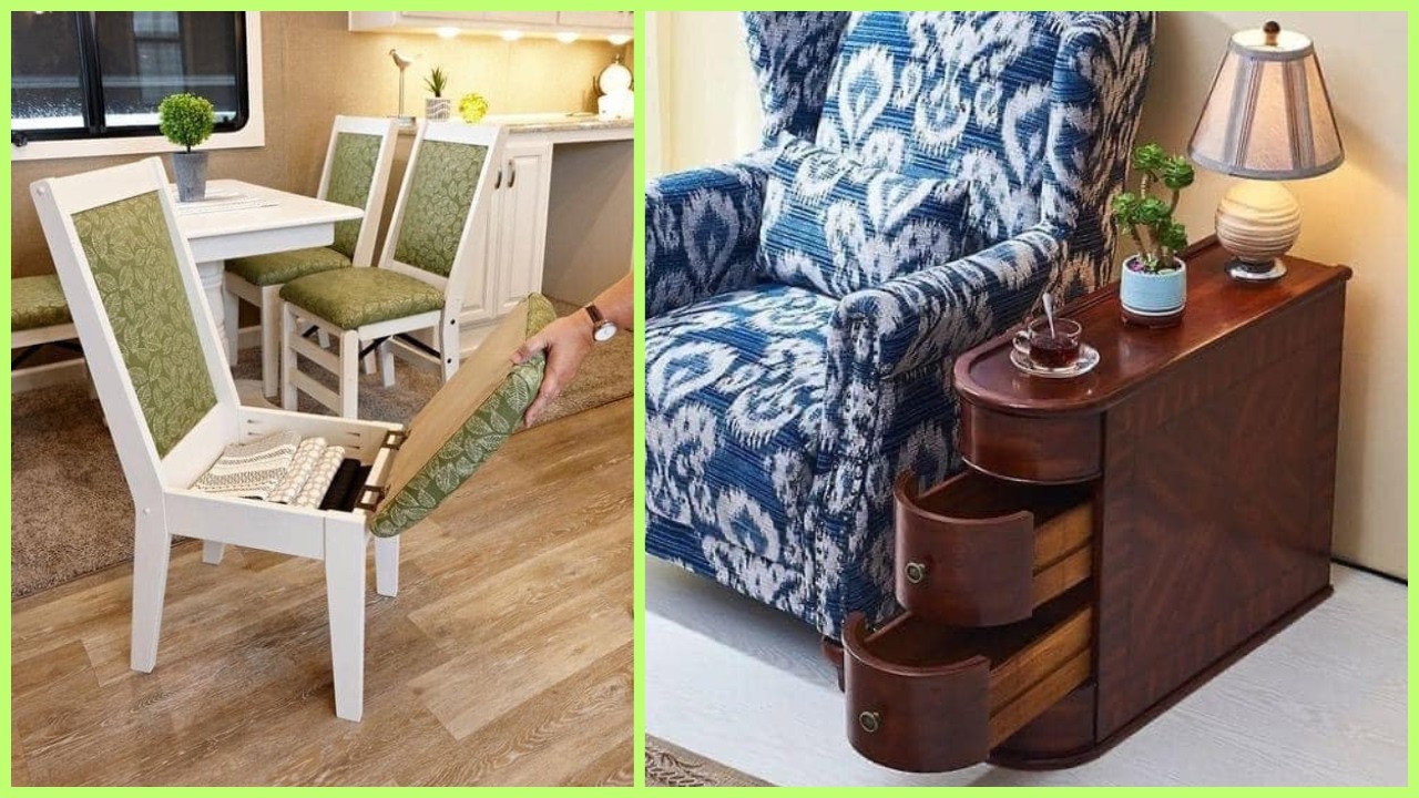 +237✅Mira estos MUEBLES 😱10 Trucos de MUEBLES INTELIGENTES para espacios pequeños y luzcan amplios