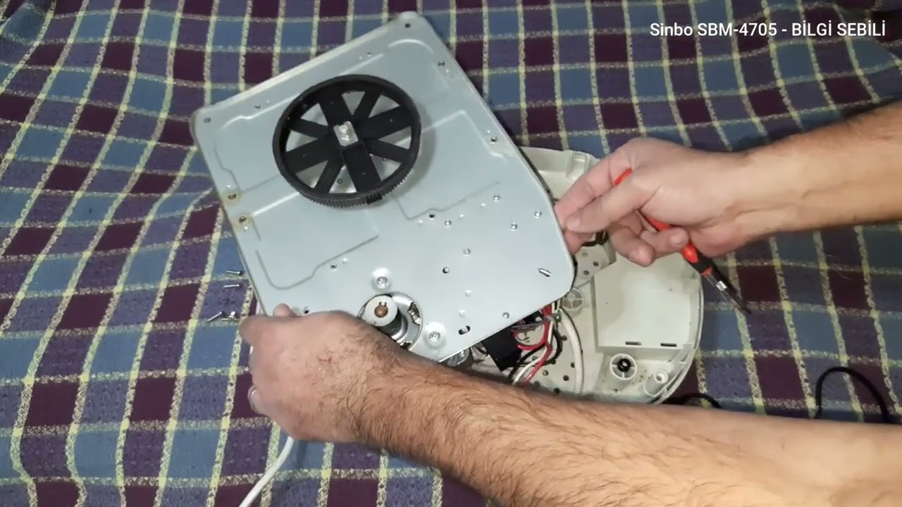 Sinbo SBM-4705 Ekmek Yapma Makinesi Tamiri - Karıştırıcı Çalışmıyor - Kayış değişimi - Makine Tamiri