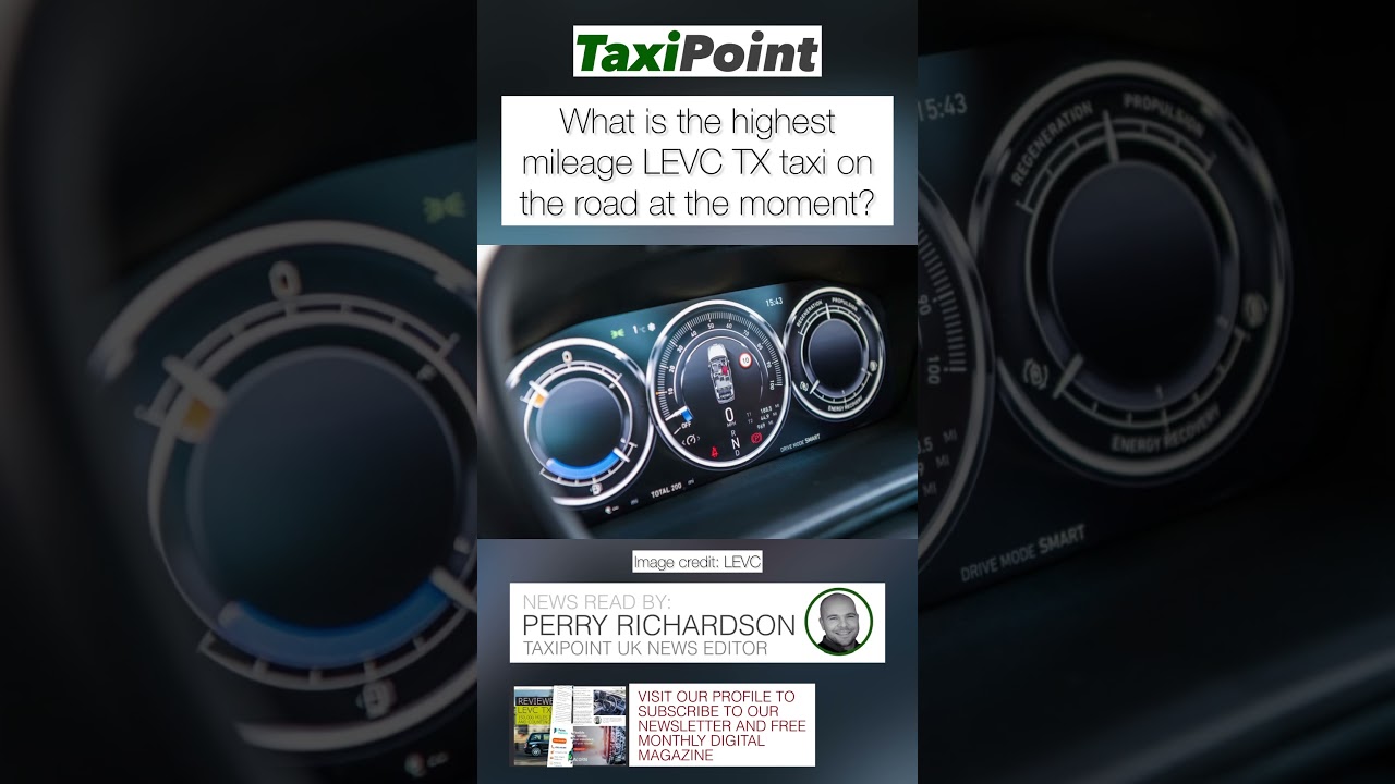 What is the highest mileage LEVC TX taxi on the road at the moment? #automobile #taxi  #ev #LEVC