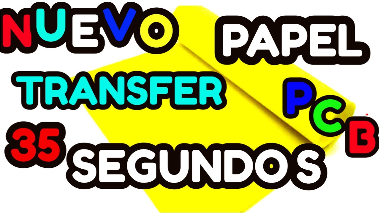 🔴 Nuevo Papel TRansfer Térmico para PCB en menos de 1 minuto/PCB process using Toner Transfer Paper