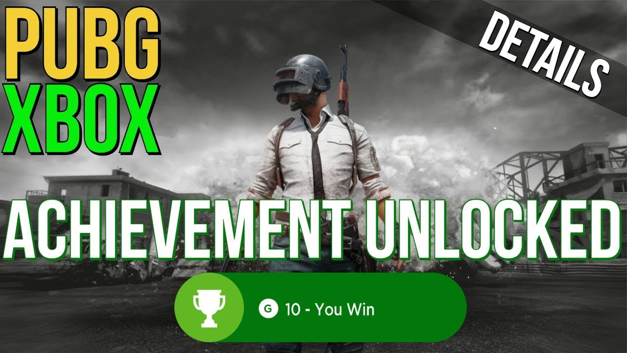 PUBG Xbox Achievements (Xbox Guide)