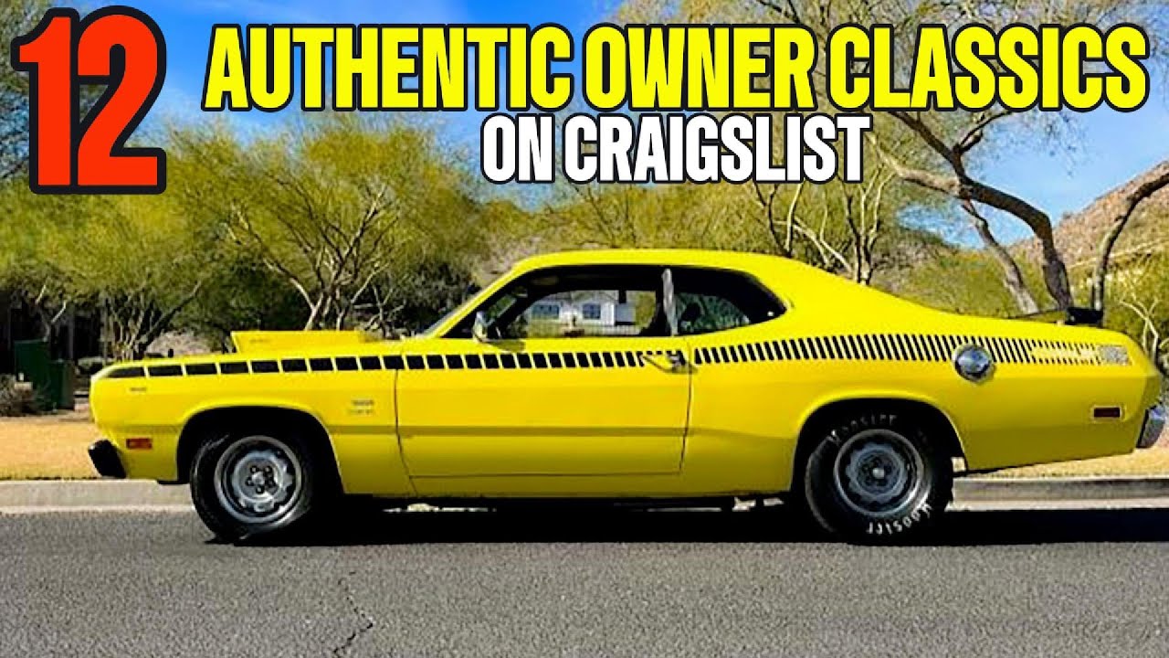 12 классических автомобилей, найденных на Craigslist и проданных реальными владельцами!