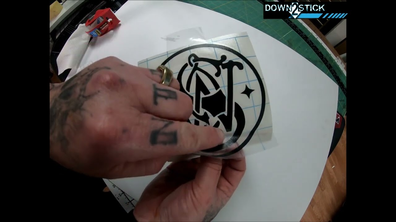 Vinyl Decal installation demonstration