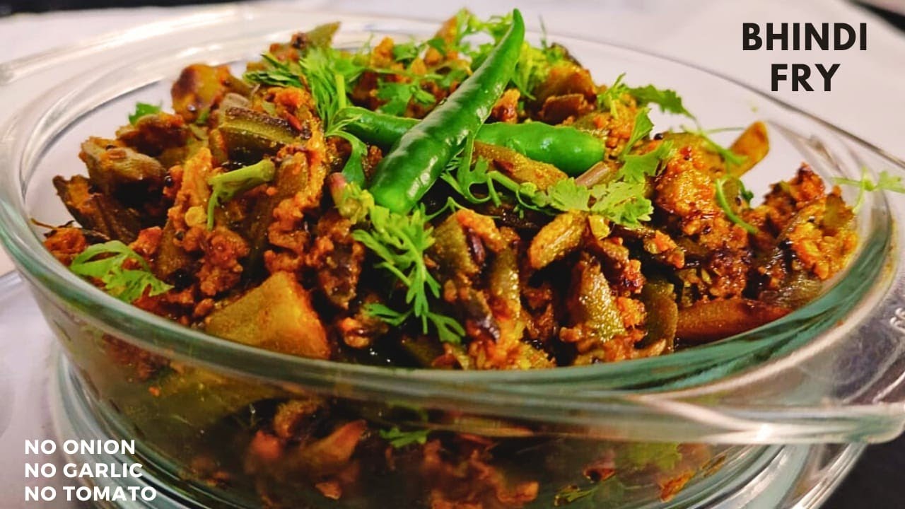 Bhindi fry | No onion, no garlic, no tomato | Okra sabzi | Happy cooking