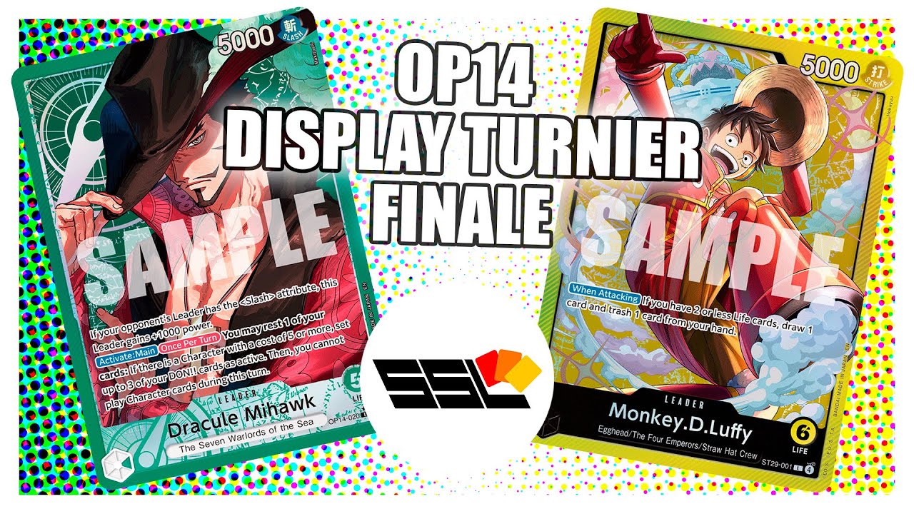 OP14 Green Mihawk vs ST29 Yellow Luffy FINALE 🔥| One Piece Card Game Gameplay and Commentary