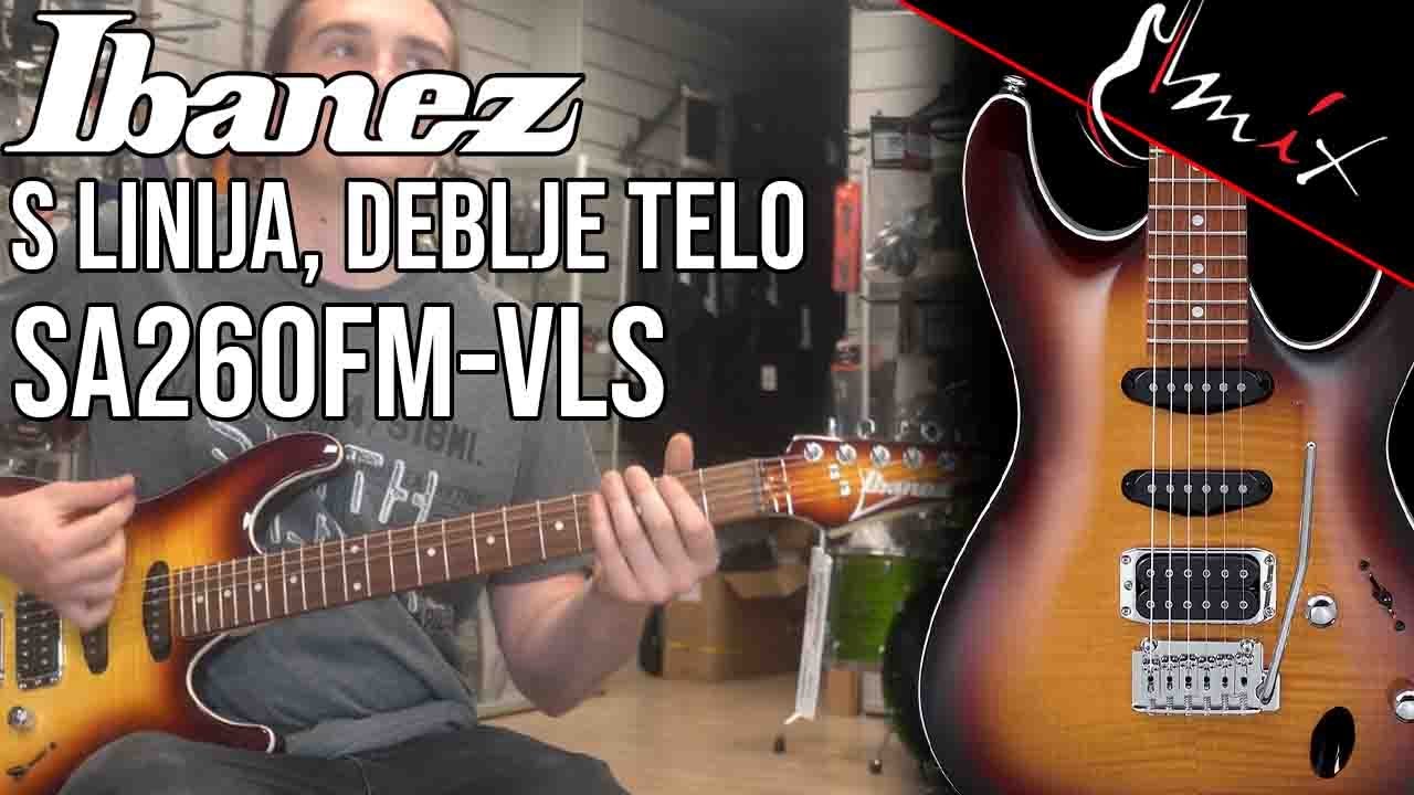Ibanez SA260FM-VLS Električna gitara Boja: Violin Sunburst