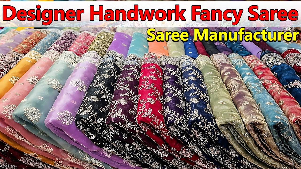 Designer Handwork Fancy Saree | Heavy saree manufacturer in surat | Wedding सीजन का ख़ास कलेक्शन 😍
