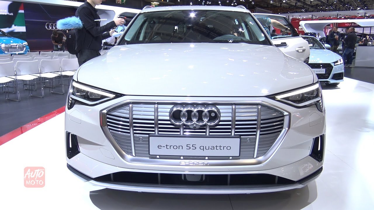2019 Audi e-Tron 55 Quattro - Exterior And Interior Walkaround - 2018 Paris Motor Show
