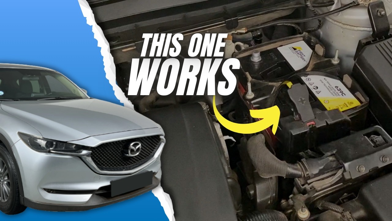 Mazda CX5 (2017 - 2024) Battery Replacement