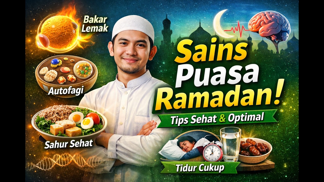Ilmu Sains di Balik Puasa Ramadan #RamadanSains #PuasaSehat #TipsRamadan #SainsPuasa#SahurSehat