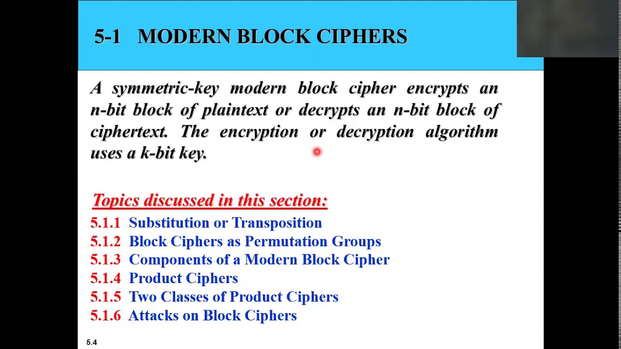 How Substitution and Permutation Works in Modern Block Ciphers? Lecture # 2