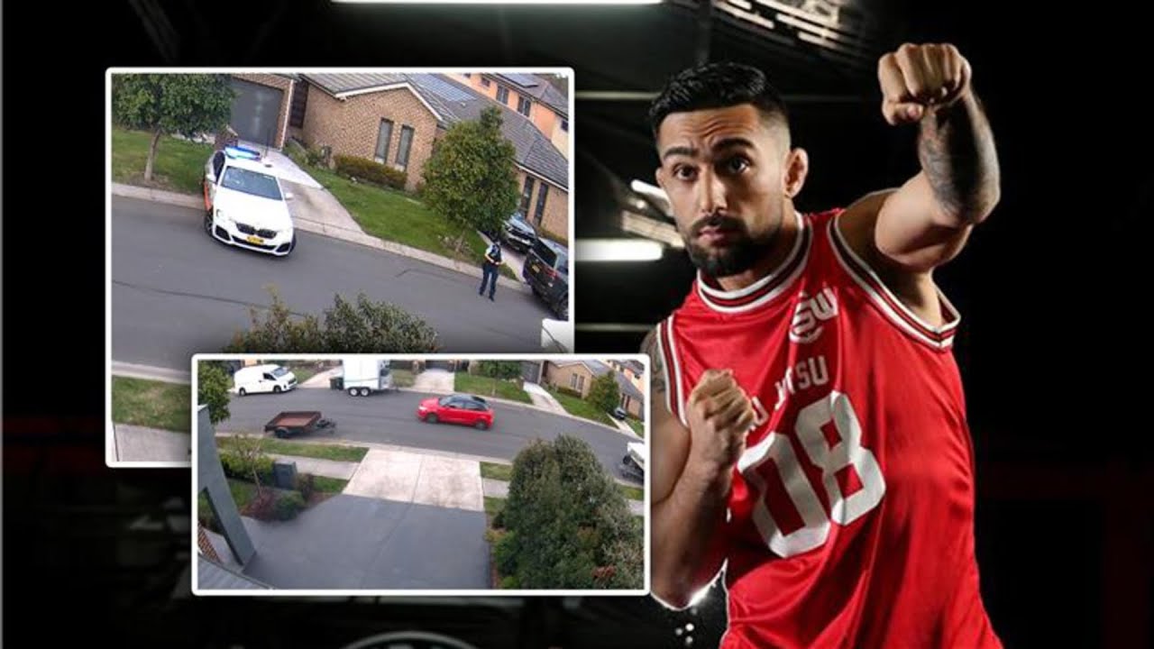 Exclusive CCTV shows moment UFC fighter shot in Sydney gangland hit