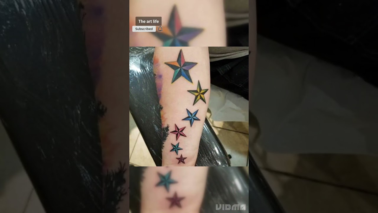 Best star tattoo designs for boy and girls #tattoo #art #love #top #tattooartist #star #cool