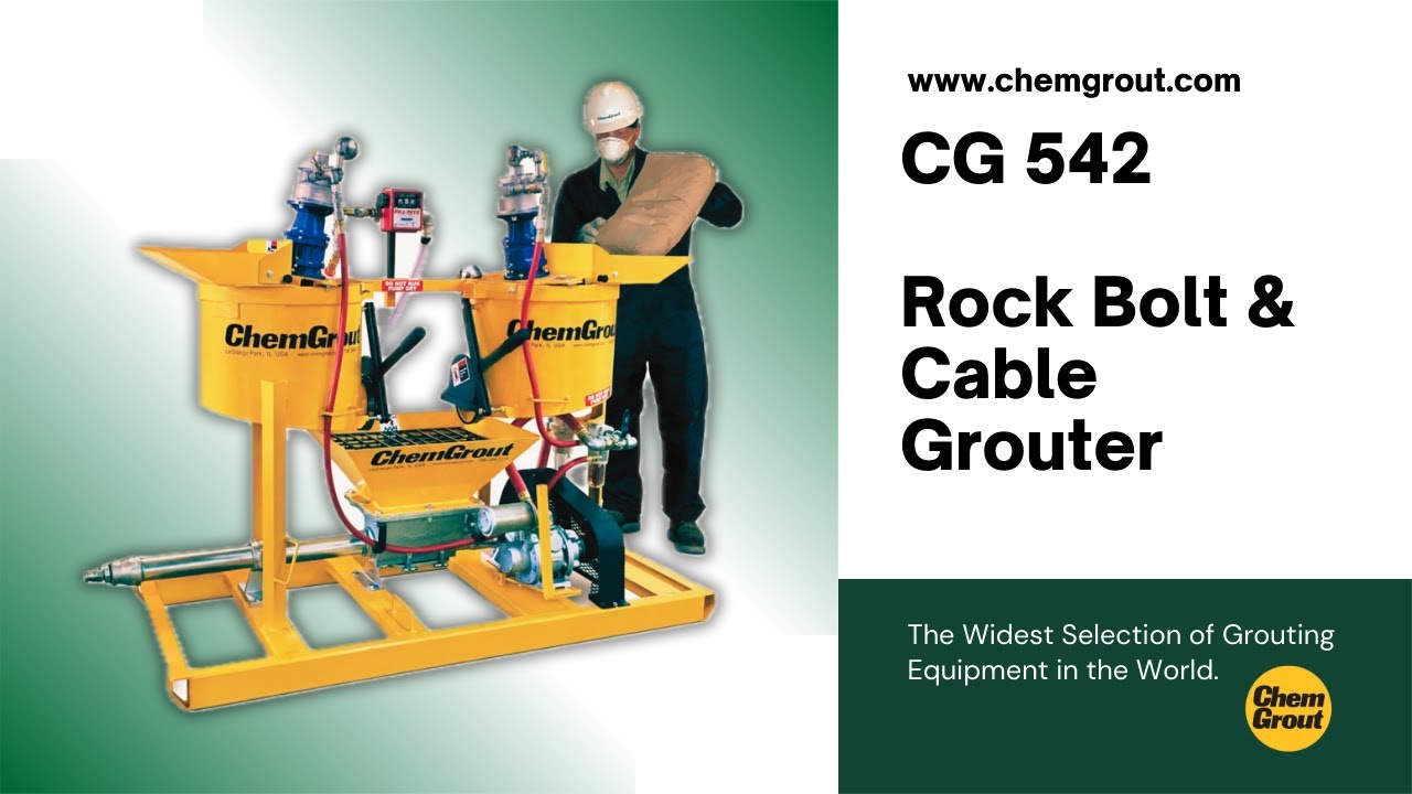 @chemgrout Equipment: CG542 Profile