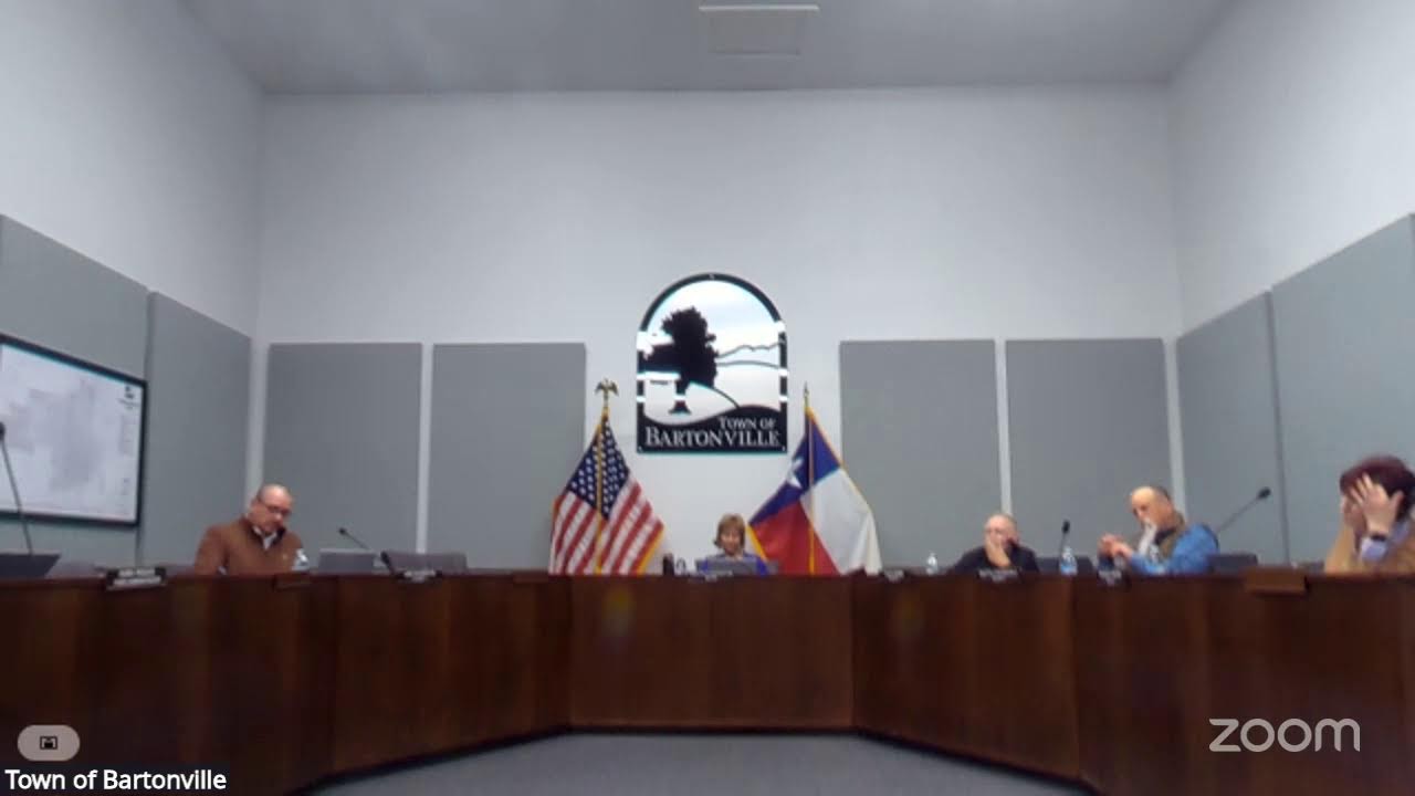01.20.2026 Town of Bartonville's Town Council Meeting