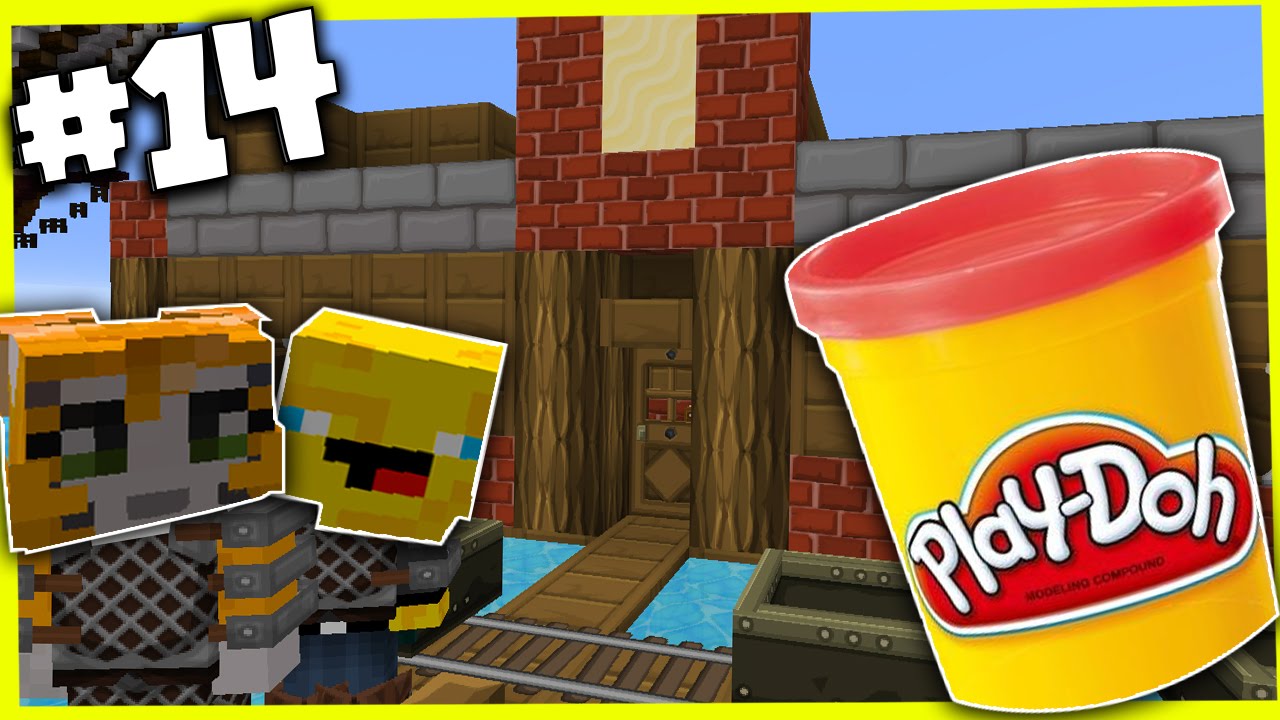Minecraft - TIME TRAVELLERS! - STAMPY EATS PLAY-DOH! #14 W/Stampy & Ash!
