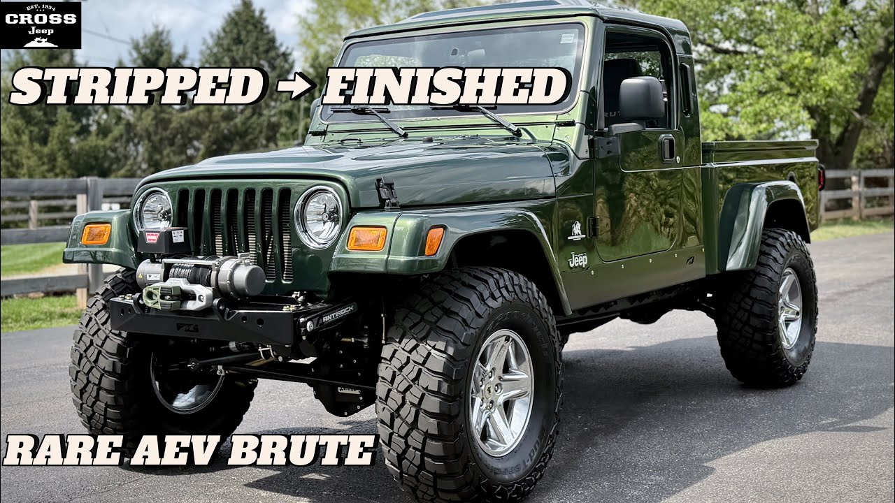 This AEV Brute Jeep Was STRIPPED to the Frame&hellip; FULL Restoration on 37s 😳