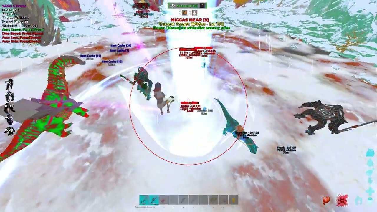 ARK Ascended | Cleaning up 1x with the Best cheats|  Aimbot/ESP/Misc/Speedhack/Desync/Scripts